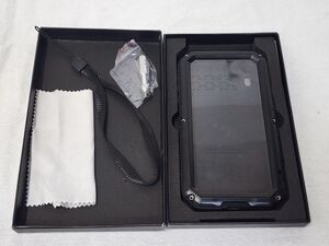 Beasyjoy for iPhone XR Metal Case Military Grade Defender Shockproof Black